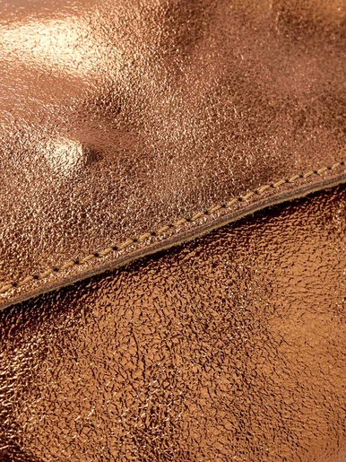 Sac pochette en cuir à bandoulière