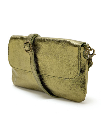 Sac style pochette en cuir - Daxon - Olive
