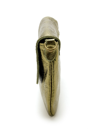 Sac pochette en cuir à bandoulière