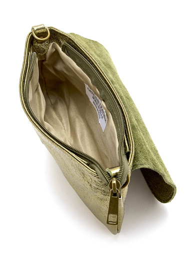 Sac pochette en cuir à bandoulière