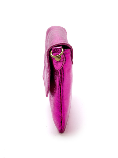 Sac pochette en cuir à bandoulière