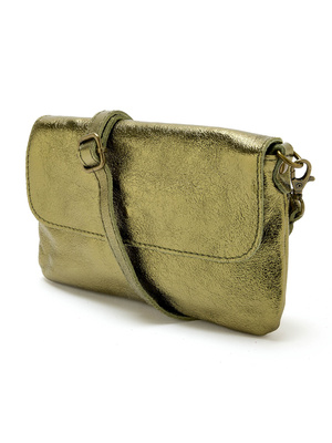 Sac style pochette en cuir