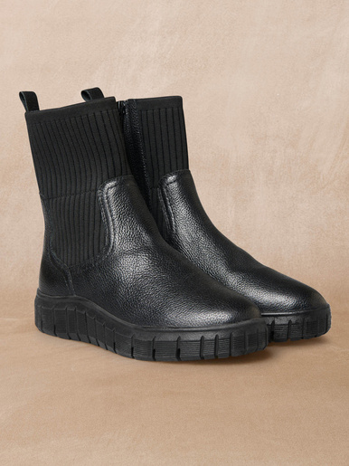 Boots élastiquées semelle épaisse