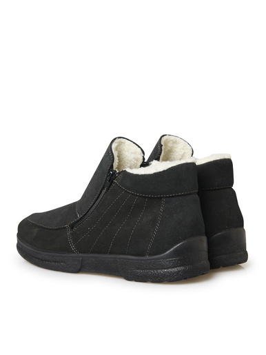 Boots fourrées double zip