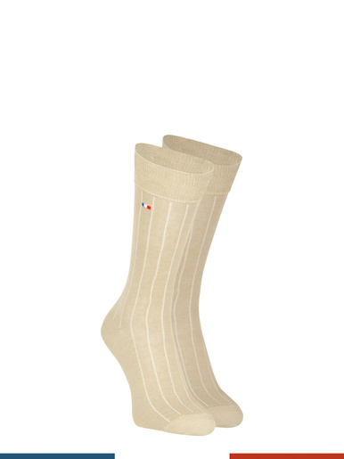 Chaussettes mi-hautes Fait en France - Eminence - Beige