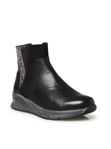 Boots zippées et élastiquées