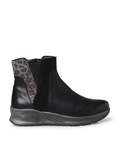 Boots zippées et élastiquées
