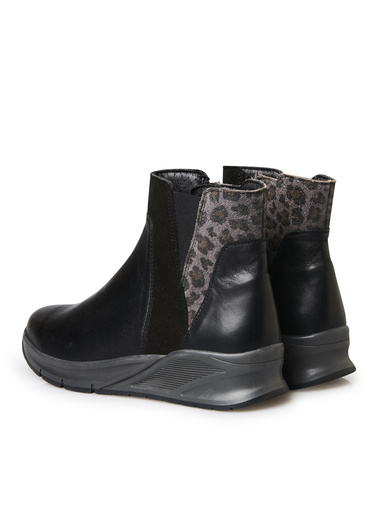 Boots zippées et élastiquées