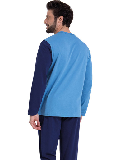 Ensemble pyjama long col rond