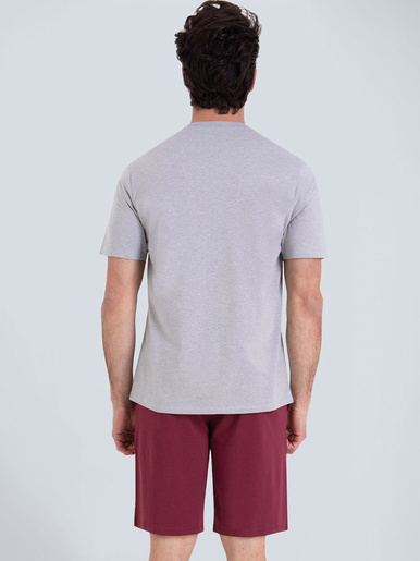Pyjama court Sport Chiné homme
