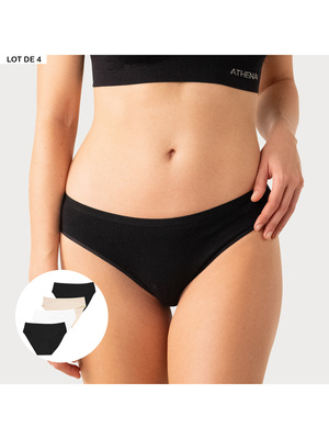 Lot de 4 slips Basic Ecopack