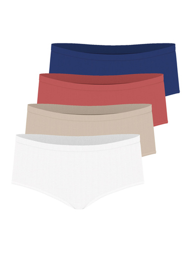 Lot de 4 boxers Basic Ecopack