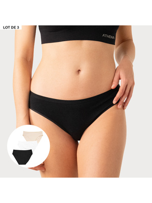 Lot de 3 slips Basic Ecopack