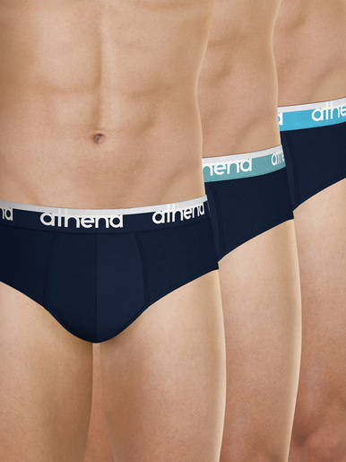 Lot de 3 slips Easy Bio - Athéna - Marine