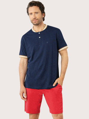 Pyjama court Caual col tunisien