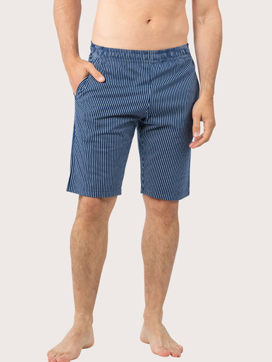 Pyjama court Coton bio col V homme