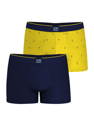 Lot de 2 boxers TBS x EMINENCE - Eminence - Marine/ancre jaune