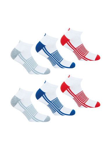 Lot de 6 paires de chaussettes Low Cut - Wilson - Blanc