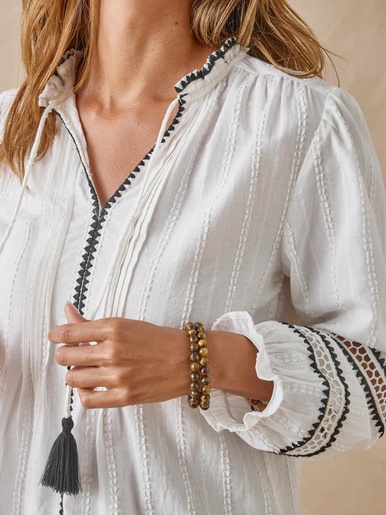Blouse raffinée fantaisie