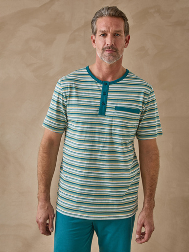 Pyjashort en maille jersey pur coton
