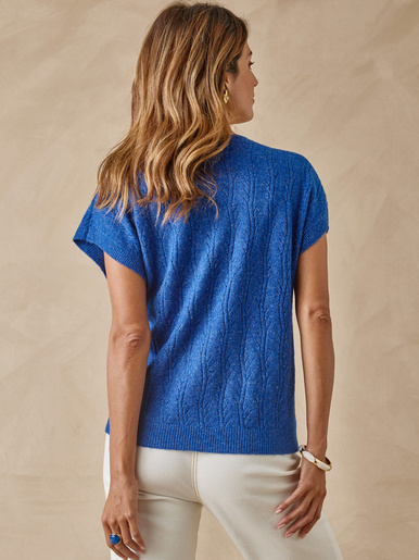 Pull manches T avec laine