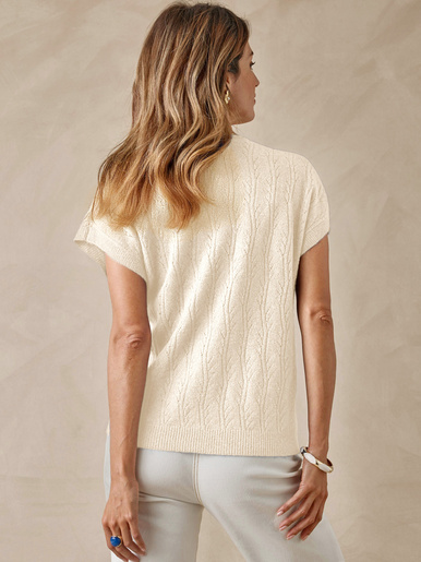 Pull manches T avec laine