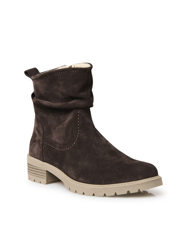 Boots molletonnées effet plissé