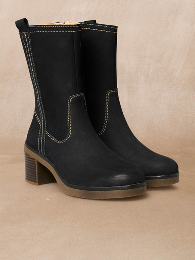 Boots hautes molletonnées