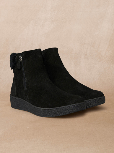 Boots double zip semelle amovible