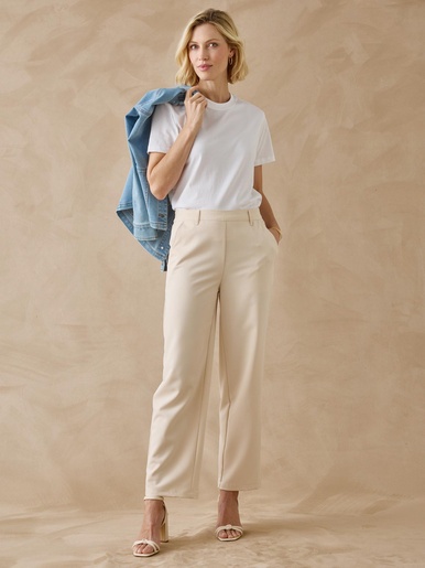 Pantalon 7/8ème élastiqué dos