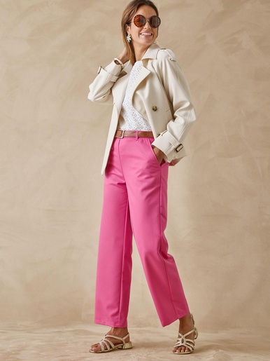 Pantalon 7/8ème élastiqué dos
