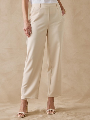 Pantalon 7/8ème élastiqué dos