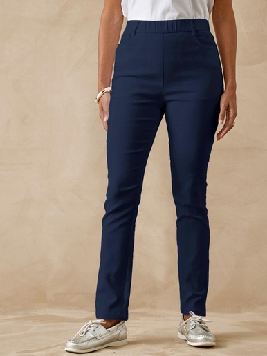 Tregging effet 5 poches - Daxon - Marine