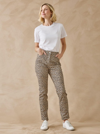 Pantalon 5 poches coupe droite
