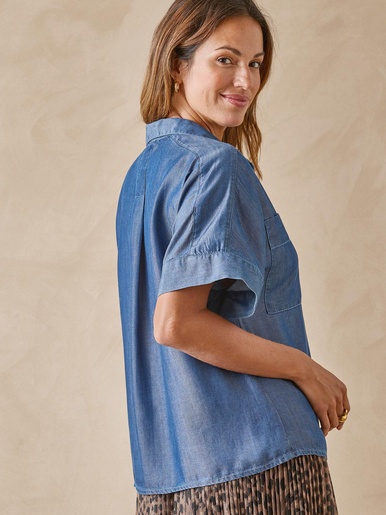 Blouse coupe ample