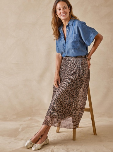 Blouse coupe ample