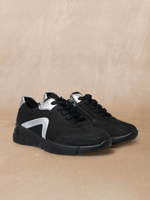 Derbies extra larges zippés