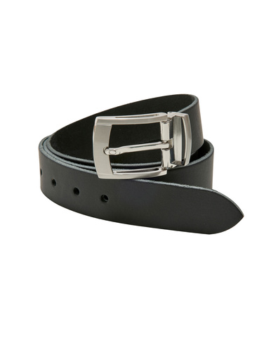 Ceinture croûte de cuir - Daxon - Noir