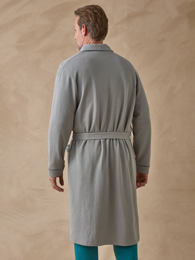 Robe de chambre en maille nid d'abeille