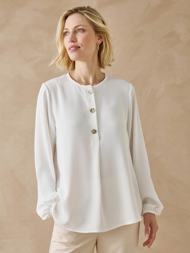 Blouse ample et fluide
