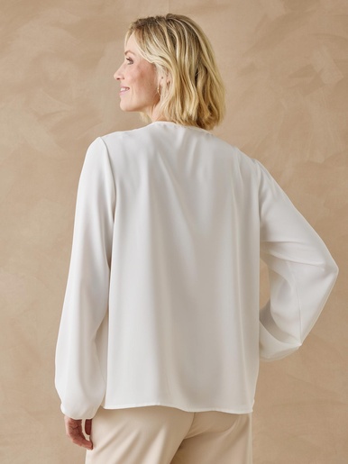 Blouse ample et fluide
