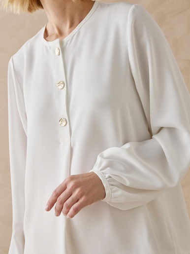 Blouse ample et fluide
