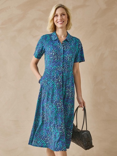 Robe en maille fluide