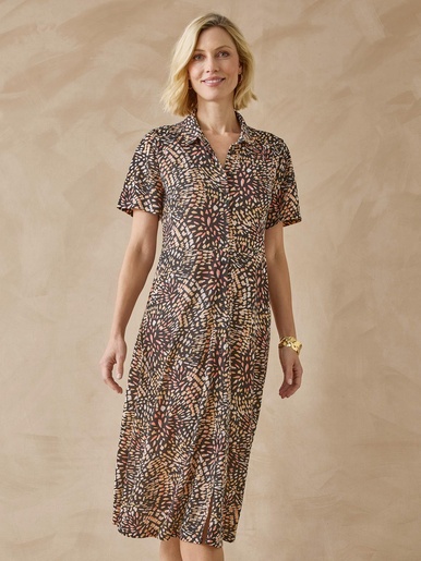 Robe en maille fluide