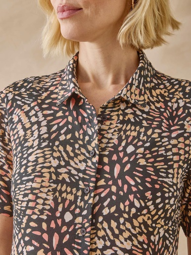 Robe en maille fluide