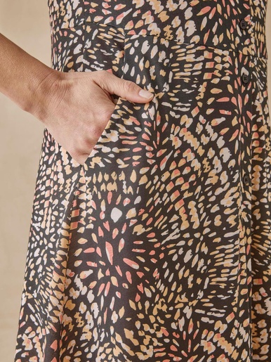 Robe en maille fluide