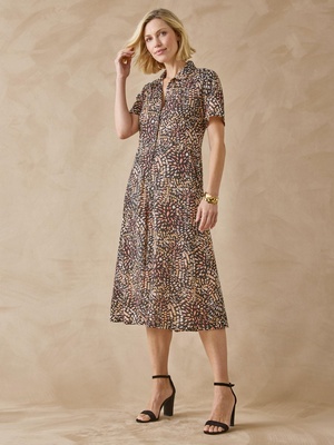 Robe en maille fluide