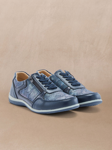 Derbies avec lacets et zip