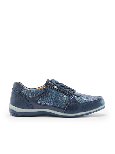 Derbies avec lacets et zip