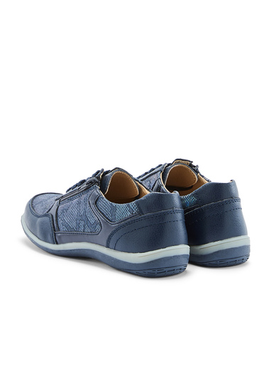 Derbies avec lacets et zip